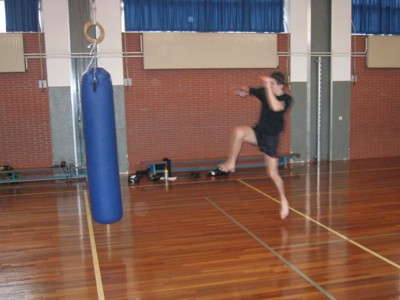 Sanda - Flying kick