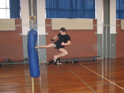Sanda - Flying kick