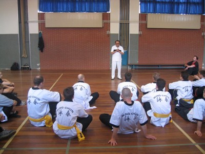 Wing Chun seminar met Sigung Wang Kiu